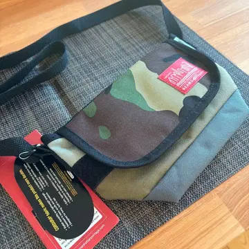 [ 미사용 ] 한정판 단종 맨해튼 포티지 BEAMS 카모플라주 숄더백