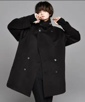 비버 멜톤 오버 P 코트