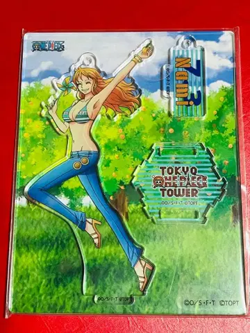 도쿄 원피스 타워 한정판 나미 생일 아크릴 스탠드 참 2020