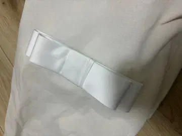 새틴 리본 모자 꽁지 20cm