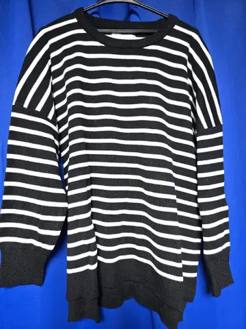 n'orlabel 보더 니트 프리 사이즈 오샤레 워커