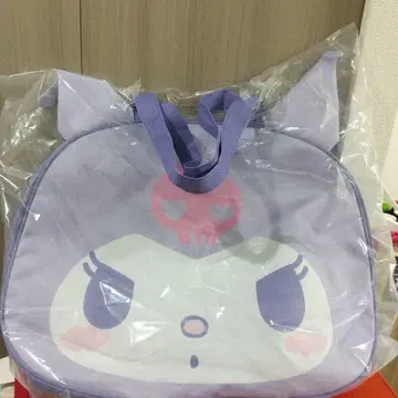 캐릭터 얼굴 디자인 백 (보라색)