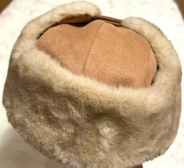 niko and - 베이지 인조 모피 플라이트 캡 여성용