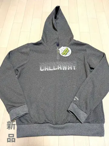 새상품 캘러웨이 그레이 후드 맨투맨 LL