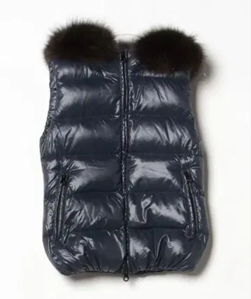 (택 포함 새상품) DUVETICA 듀베티카 다운 베스트 네이비 40