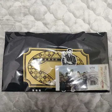 메이지 마을 골든 카무이 콜라보 토트백, 입촌 티켓풍 카드