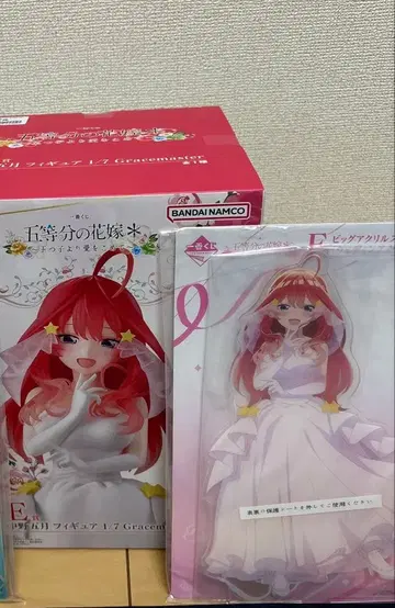 제일복권 5등분의 신부 E상 피규어 F상 아크릴 스탠드 미쿠