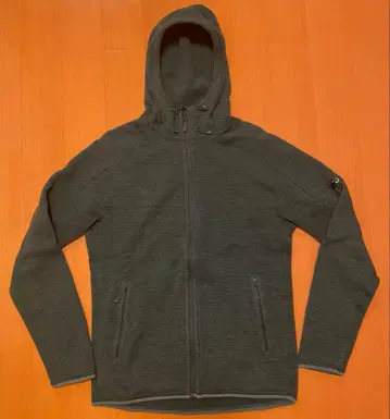 MAMMUT 마무트 후드 부착 후드티 그린 플리스