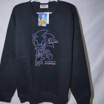 새상품 트레이닝복 XL 소닉 더 헤지혹 선화 세가 맨투맨 속기모