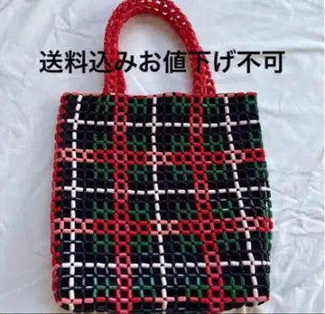 ZARA 레트로 비즈 니트 백