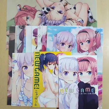NEW GAME! 서적 특전 점포 특전 묶음 판매