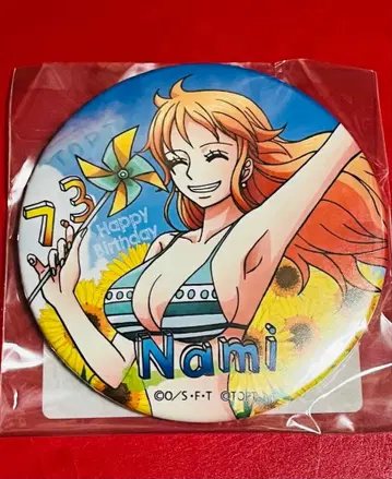 도쿄 원피스 타워 한정판 나미 생일 캔뱃지 2020  레어