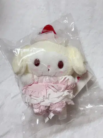 산리오 마이멜로디 딸기 휘핑 케이크 숏 케이크 마스코트 백참