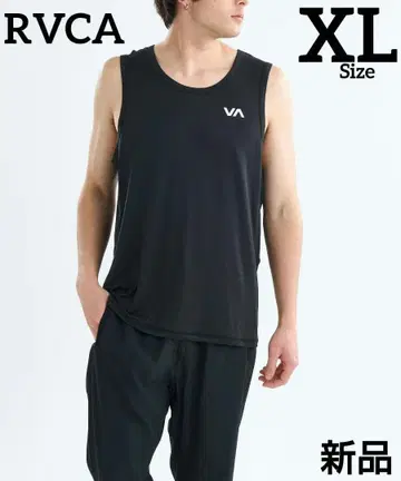 RVCA 루카 남성용 탱크탑 XL 사이즈 슬리브리스 스포츠