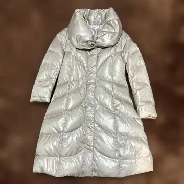 새상품 택 없음 모토마치 제라르 베이지 다운 코트 다운 페더 작음 7AR