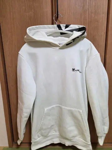 쟈칼 빅 로고 풀오버 후디 후드티 화이트 S