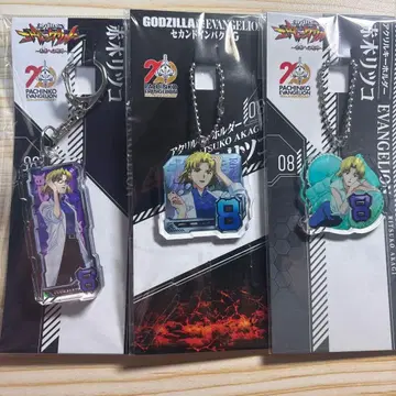 에바 에반게리온 아카기 리츠코 아크릴 키링 아크릴 키링 3종 세트