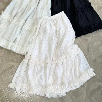 AnMILLE 안미르 개더 티어드 스커트