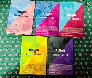 블루 록 특장판 응원 세트 캔뱃지 클리어 카드 스티커