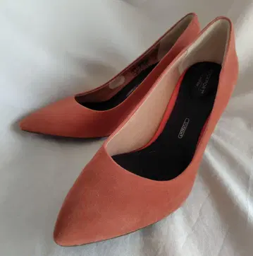 락포트 스웨이드 펌프스 테라코타 오렌지 25cm 힐 7.5cm