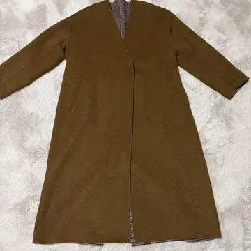 저널 스탠다드 브라운 롱 코트