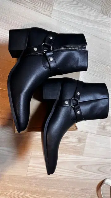 가죽제품 반지 부츠 27.0cm 남성용