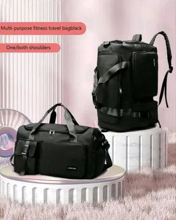 멀티 파파스 피트니스 여행용 보스턴 백 블랙 미용사 국가 시험