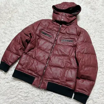 [ c6726 ] AVAIL MODE 페이크 레더 후디