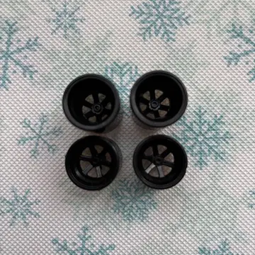 미니 사륜구동용 블랙 휠 4개 세트
