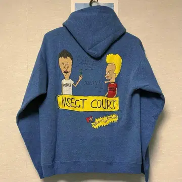90s 후드티 비비스 앤 버트헤드 MTV 네이비 M