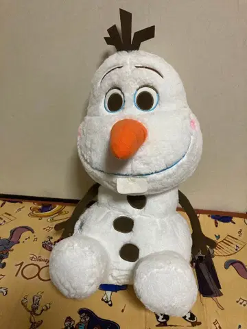 올라프 빨간 볼 그랑 봉제 인형 앉아있는 Ver 겨울왕국