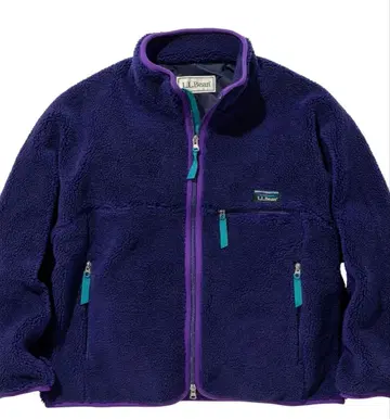 엘엘빈 탑샴 보아 플리스 퍼플 여성용 L 상당