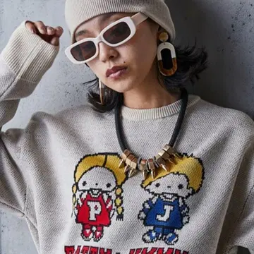 파티&지미 자카드 니트 풀오버 GEVS. 원피스 빅