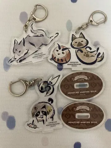 몬스터 헌터 라이즈 오토모 가루크 키링 캡콤 카페 아이루