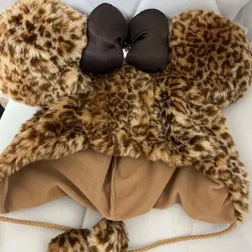 디즈니 레오파드 무늬 모자 58cm 팬캡 히 무늬 레오파드 퍼