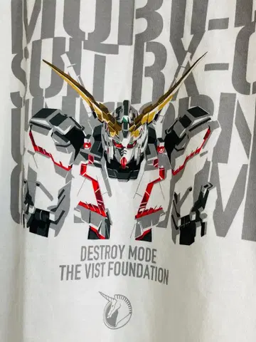 기동전사 건담 유니콘 GUNDAM T셔츠 M 유니클로 UT 택 포함