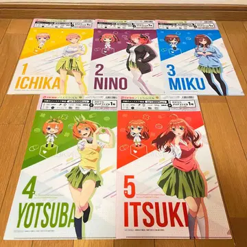 5등분의 신부 x 스기 약국 콜라보 클리어 파일