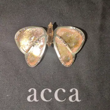 acca 머리핀 나비 모티브 클리어 스톤