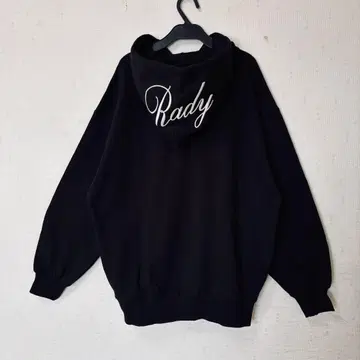 [새상품] Rady 오버 사이즈 후드 로고 지퍼 후드티 (M) 레이디