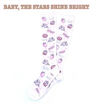 BABY [ 새상품 ] 고스트 x 스위츠 하이삭스