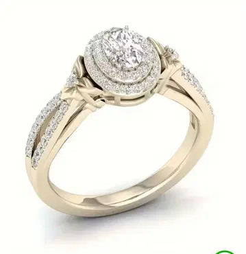 FJ 고품질 큐빅 지르코니아 오벌 컷 반지