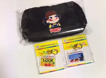 후지야 LOOK 아크릴 참 Snow Man 룩 페코짱 파우치