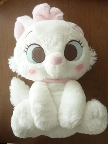 디즈니 마리 빨간 볼 점보 봉제 인형