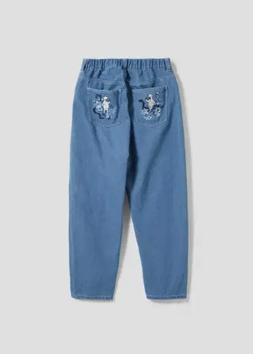 플라워 칸푸라무쵸프 루즈핏 데님 팬츠 graniph 그라니프