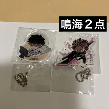 괴수 8호 나루미 겐 제일복권 미개봉 아크릴 키링 2점