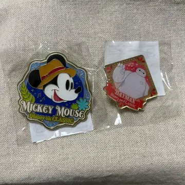 디즈니 온 클래식 핀 배지 미키 베이맥스