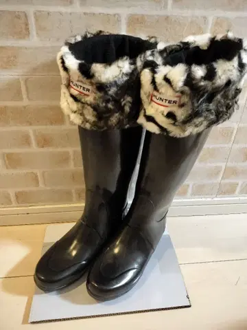 HUNTER 장화 플리스 부착 UK4