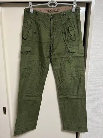 카고 팬츠 M 사이즈 올리브 그린