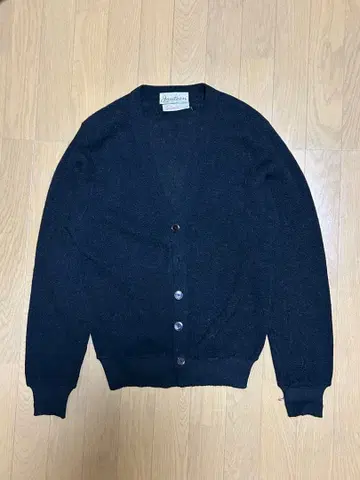 50s jantzen 블랙 모헤어 가디건