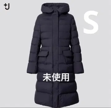 유니클로 +J 울트라 라이트 다운 후디드 코트 다운 코트 유니클로